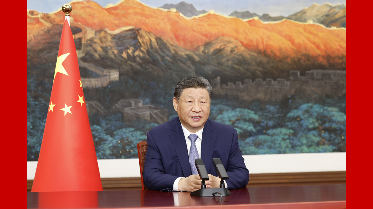 习近平向气候和公正转型领导人峰会发表致辞