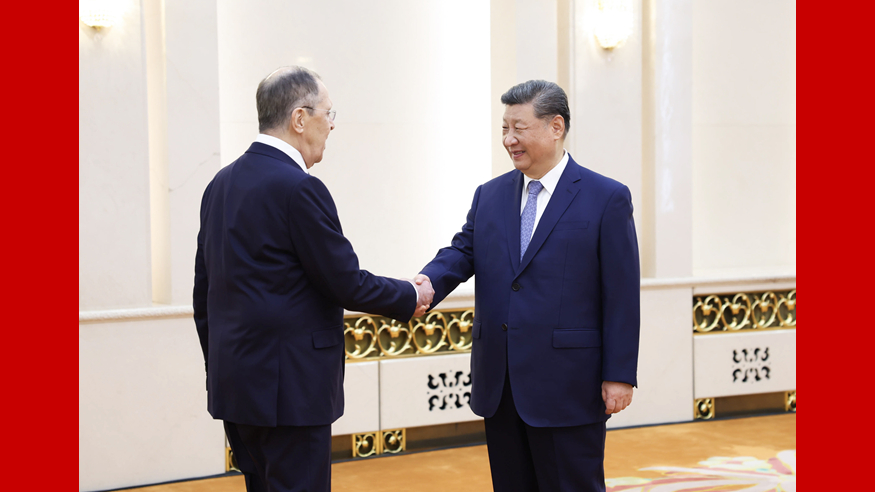 习近平会见俄罗斯外长