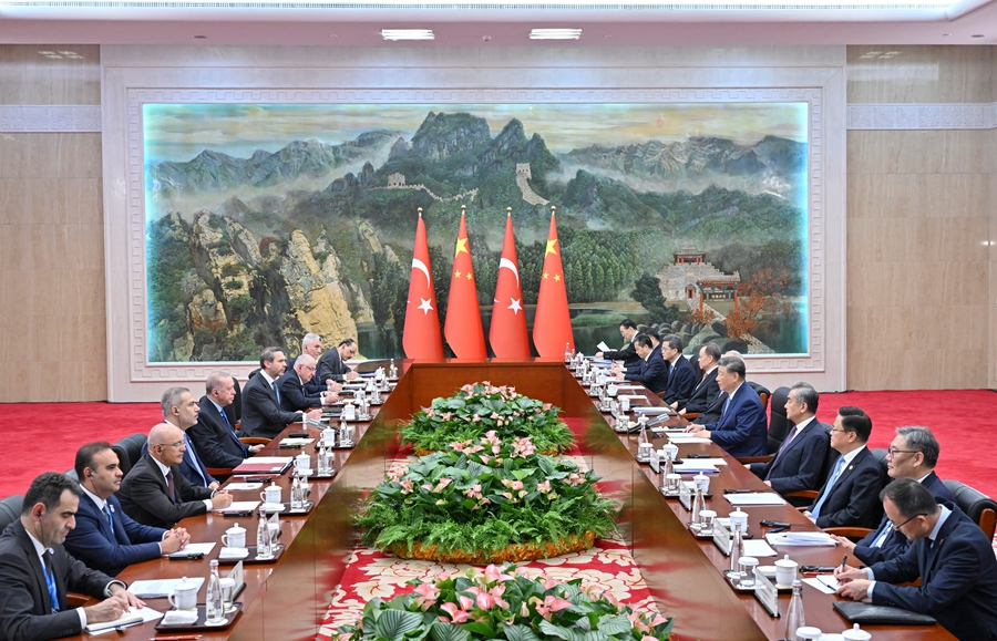 习近平会见土耳其总统